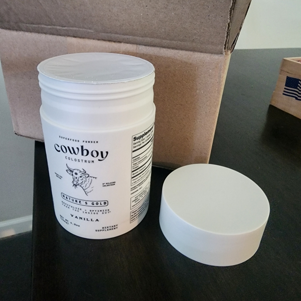New! Cowboy Colostrum. Vanilla